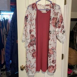 Wallflower Dress with Kimono